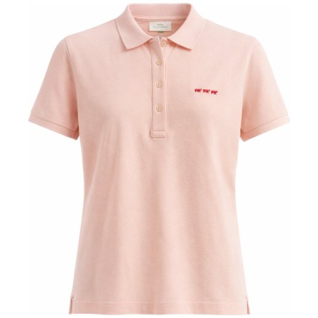 Polo Femme Mise au Green - Coton Bio Rose Poudré