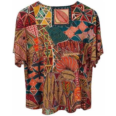 Top Imprimé Ethnique Multicolore — Tinta